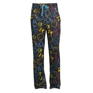 Hello Kitty & Friends Black Mens Pajama Pants Size XL Sleep Pants NWT -BioWorld